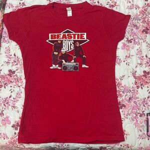Tultex Red Graphic Beastie Boys Shirt